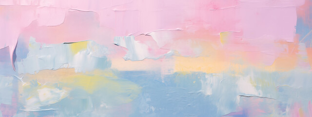 Abstract painting background in pastel positive color as wallpaper