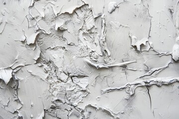 Rough-textured wall with paint peeling off. Distressed urban environment scene.
