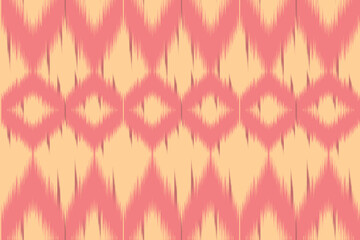 fabric ikat seamless pattern geometric ethnic traditional embroidery style.Design for background,carpet,mat,sarong,clothing,Vector illustration.