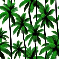 palm tree branches pattern