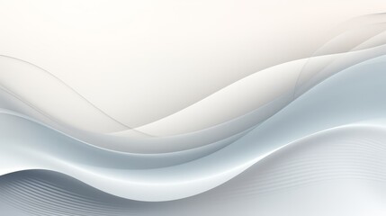 Obraz premium Minimalist wave design with thin lines and a light background, suitable for subtle and clean design needs,