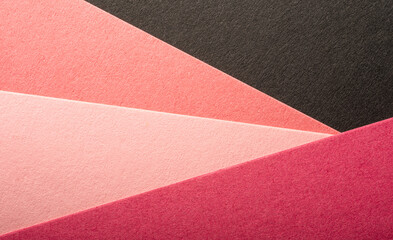 Fototapeta premium colored paper with texture for background. pink and black paper with texture