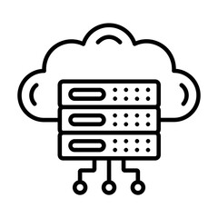 Cloud Server Icon