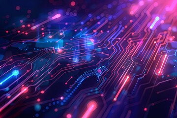 Digital Transformation, System Engineering and Programming Abstract Background AI Generated Illustration