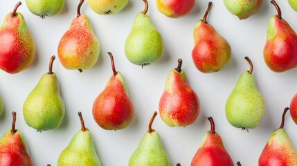 Green and red pears generative ai