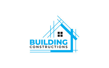 Illustration vector graphic of building renovation, construction, and home repair concept logo design template.