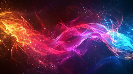 a colorful abstract background featuring a red, green, blue, yellow, and white color scheme
