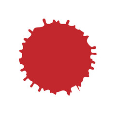 paint  splash. Colorful paint splash. Isolated design element on the transparent background. Ink drops and splashes. Blotter spots, liquid paint drip drop splash and ink splatter. vector Illustration