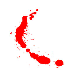 paint  splash. Colorful paint splash. Isolated design element on the transparent background. Ink drops and splashes. Blotter spots, liquid paint drip drop splash and ink splatter. vector Illustration