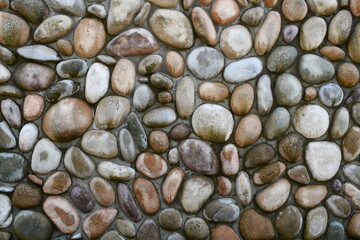 River rock siding.