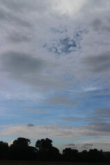 Stormy rain clouds background