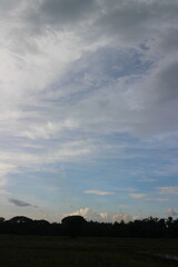 Stormy rain clouds background