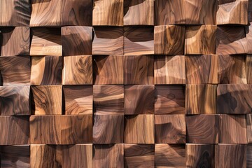 Brown Shades Harmony: Contemporary Walnut Wood Planks - Board, Timber, Digital Storytelling
