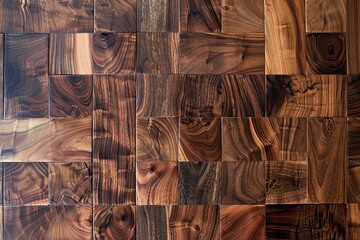 Natural Walnut Wood Texture: A Home Interior Showcase of Wooden, Pattern, and Tile Details