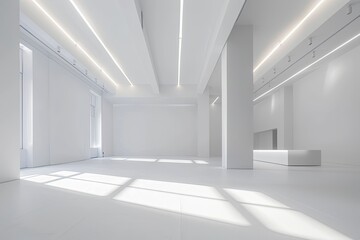 Minimalist Architectural Lighting: The Art of Light and Shadow in White Interiors