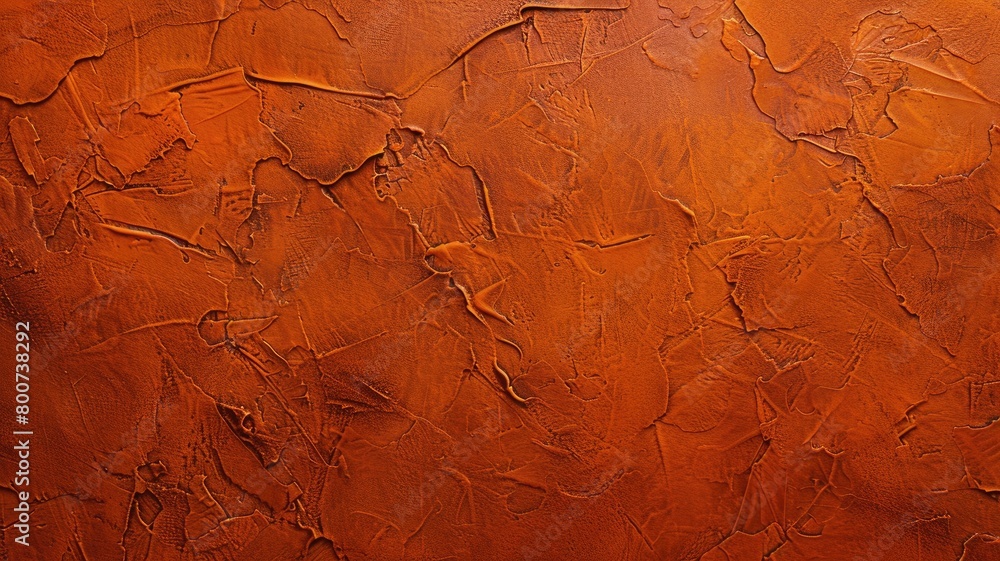Poster textured orange surface with cracks and irregular patterns
