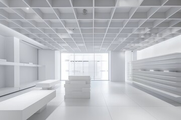 Minimalist White Room Design Showcase: Luxury Space Interior