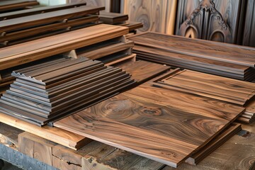 Crafting Walnut Wood Masterpieces: Panels to Furniture Transformation