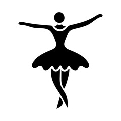 ballerina vector icon
