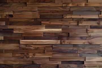 Decorative Walnut Timber in Contemporary Art Installations: Dark Oak Background and Modern Decor Exploration