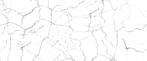 Vector grunge crack concrete wall background, white and black distressed grunge concrete wall pattern for graphic design.
