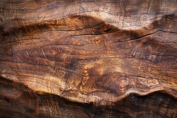 Naklejka premium Deep Mahogany Walnut Wood: A Disrobed Interior Enhancement Analysis