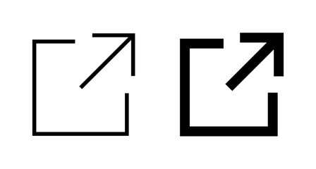 Fototapeta premium Link icon vector isolated on white background. Link vector icon. External link symbol vector icon. Hyperlink symbol