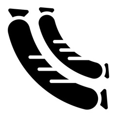 junk food glyph icon