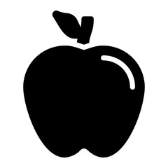 healthy food glyph icon