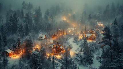 Top View: Christmas with Minimalist Color Palette