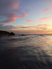Fototapeta premium sunset over the sea