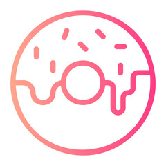 doughnut gradient icon