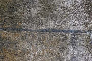 Concrete wall with line across center grunge texture