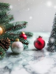 Obraz premium Christmas holiday background