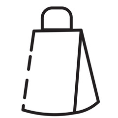 Bag Friday Dinner Line Icon