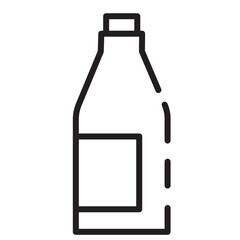 Bottle Drink Wine Line Icon