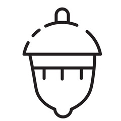 Acorn Food Fruit Line Icon