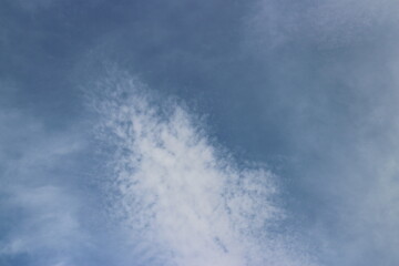 white cloud with blue sky background