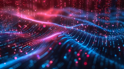 Abstract Digital Technology Network Background