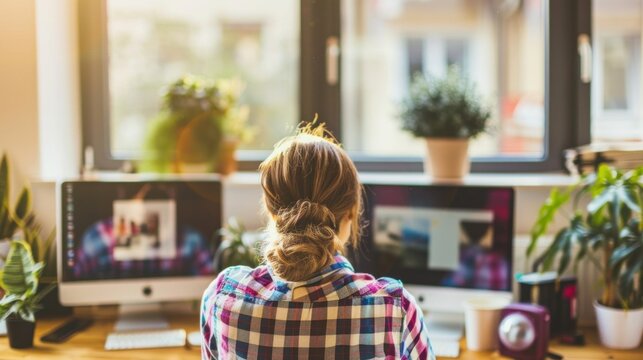 Paint a picture of a day in your ideal work life, where autonomy and creativity intertwine seamlessly.