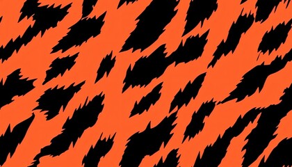 Fototapeta premium Seamless Colorful Tiger Texture Pattern