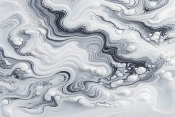 Fototapeta premium Pastel white liquid painted marble gradient mixing ink pattern watercolor texture abstract background design for wallpaper, cloth, curtain, backdrop, carpet