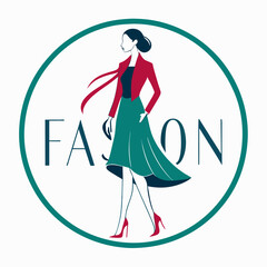 Fashion logo vector art illustration (3)