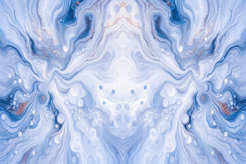 Fototapeta premium Pastel white liquid painted marble gradient mixing ink pattern watercolor texture abstract background design for wallpaper, cloth, curtain, backdrop, carpet