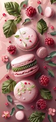 macarons and different toppings