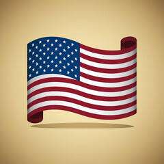 United states flag national symbol background