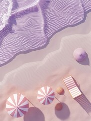  light purple Beach