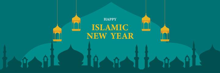 Islamic New Year Badges card