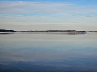 lake and sky