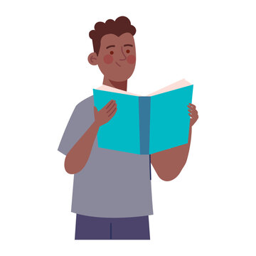 reader young man